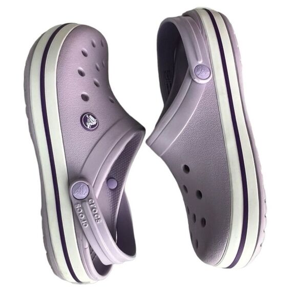 NWOT Crocs Unisex-Adult Crocband Clog Lavender/Purple, 8 Women/6 Men - Picture 3 of 16